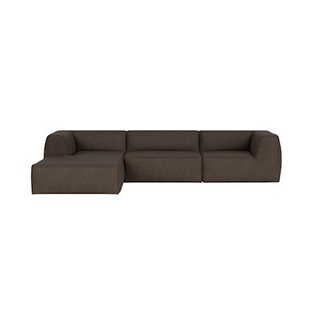 Great 3-seater Sofa Chaise Left, Safire 0003