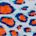 Coral / White / Ultramarine Blue