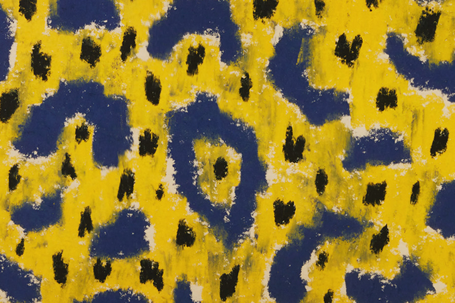 Ochre Yellow / Grey / Black