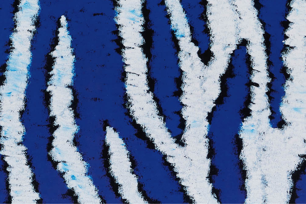 Ultramarine Blue / White