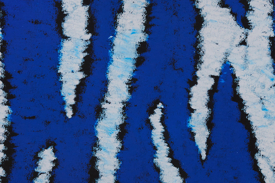 Ultramarine Blue / White