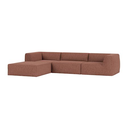 Great 3-seater Sofa Chaise Left, Safire 0013 (UK)