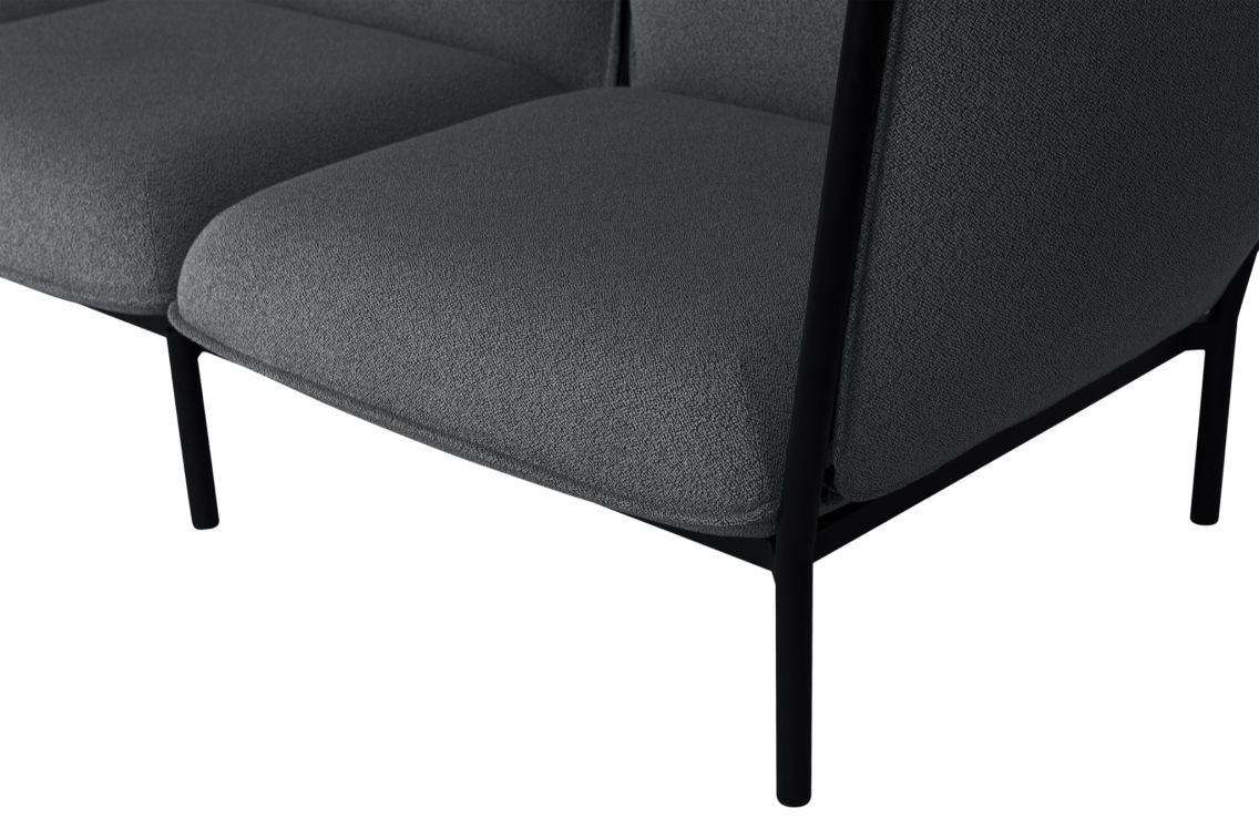 Kumo 4-seater Sofa with Armrests, Graphite, Art. no. 30100 (image 7)