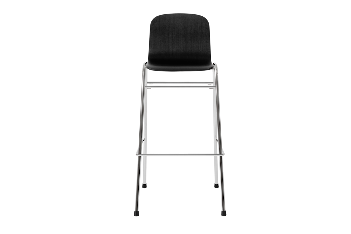 Touchwood Bar Chair, Black / Chrome, Art. no. 20161 (image 2)