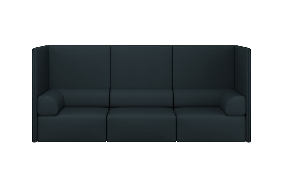 Palo Block 3-seater Sofa High Back with Armrests, Pine (UK), Art. no. 20752 (image 1)