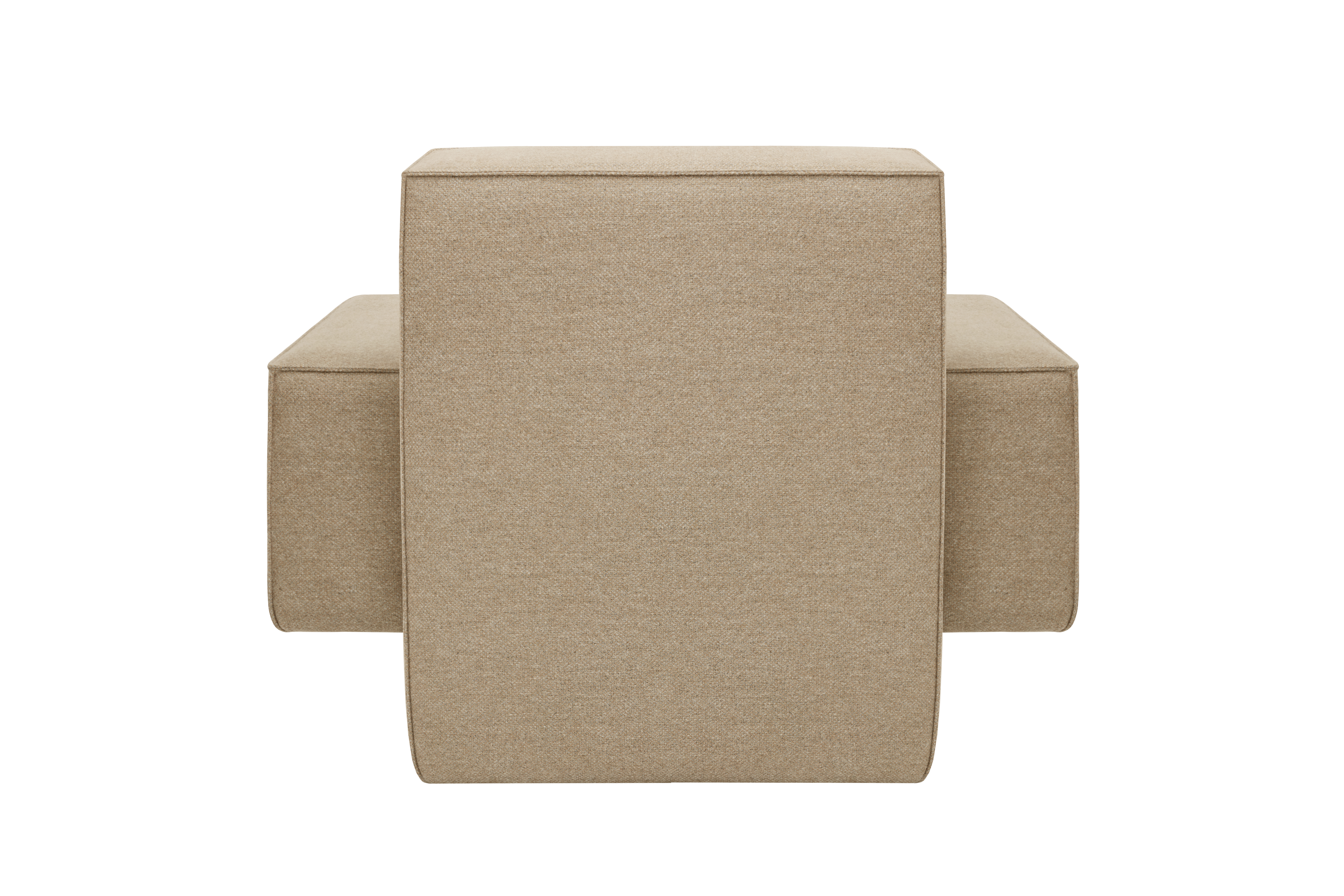 Hunk Lounge Chair With Armrests, Beige, Art. no. 30982 (image 4)