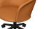 Kendo Swivel Chair 5-star Castors, Cognac Leather / Black (UK), Art. no. 20524 (image 7)