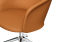 Kendo Swivel Chair 4-star Return, Cognac Leather / Polished, Art. no. 20244 (image 7)