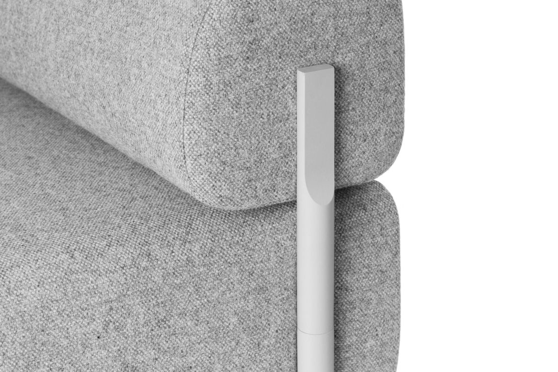 Palo 2-seater Sofa with Armrests, Grey (UK), Art. no. 20794 (image 5)