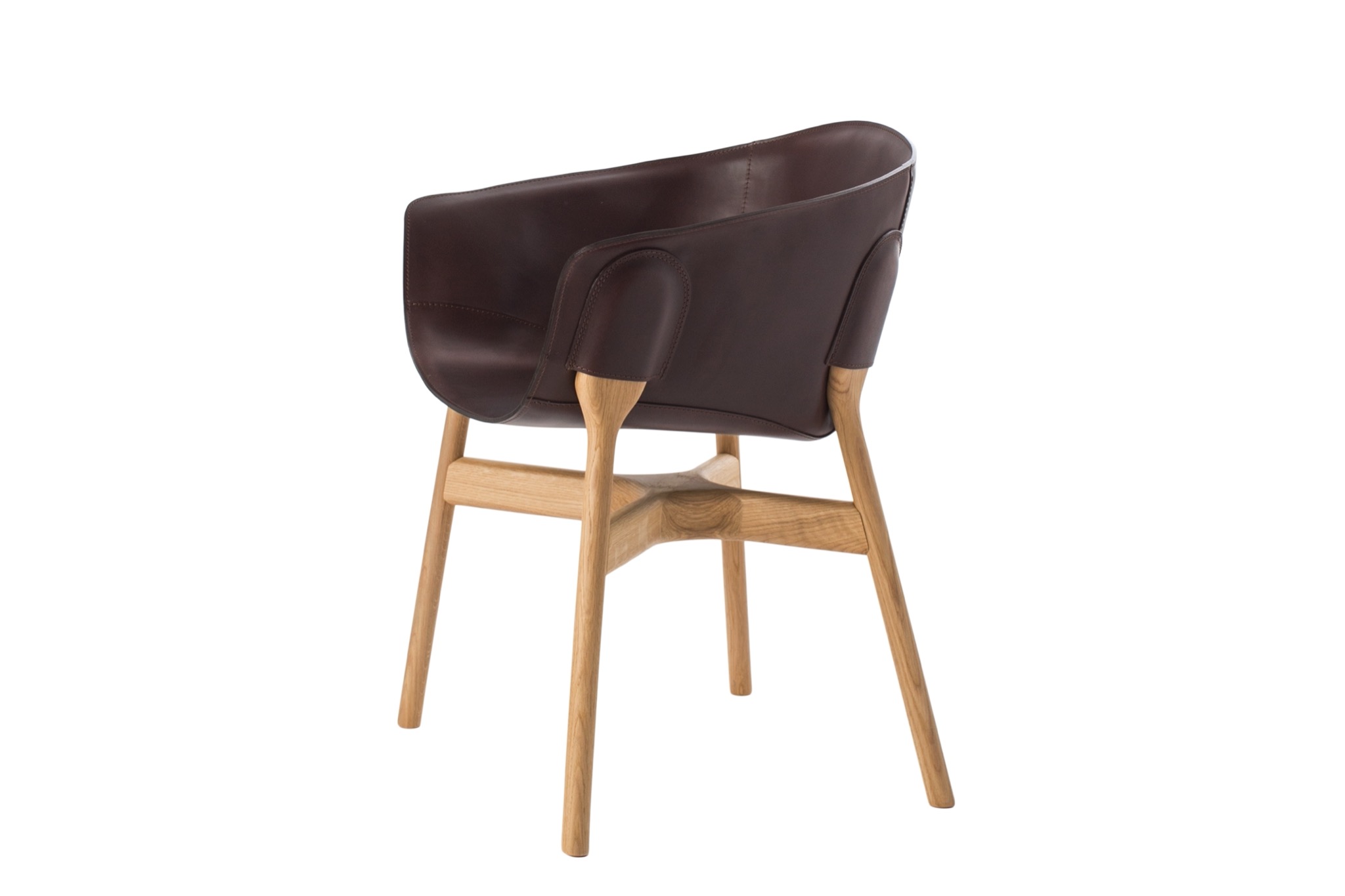 Pocket Armchair, Brown / Natural, Art. no. 13103 (image 2)