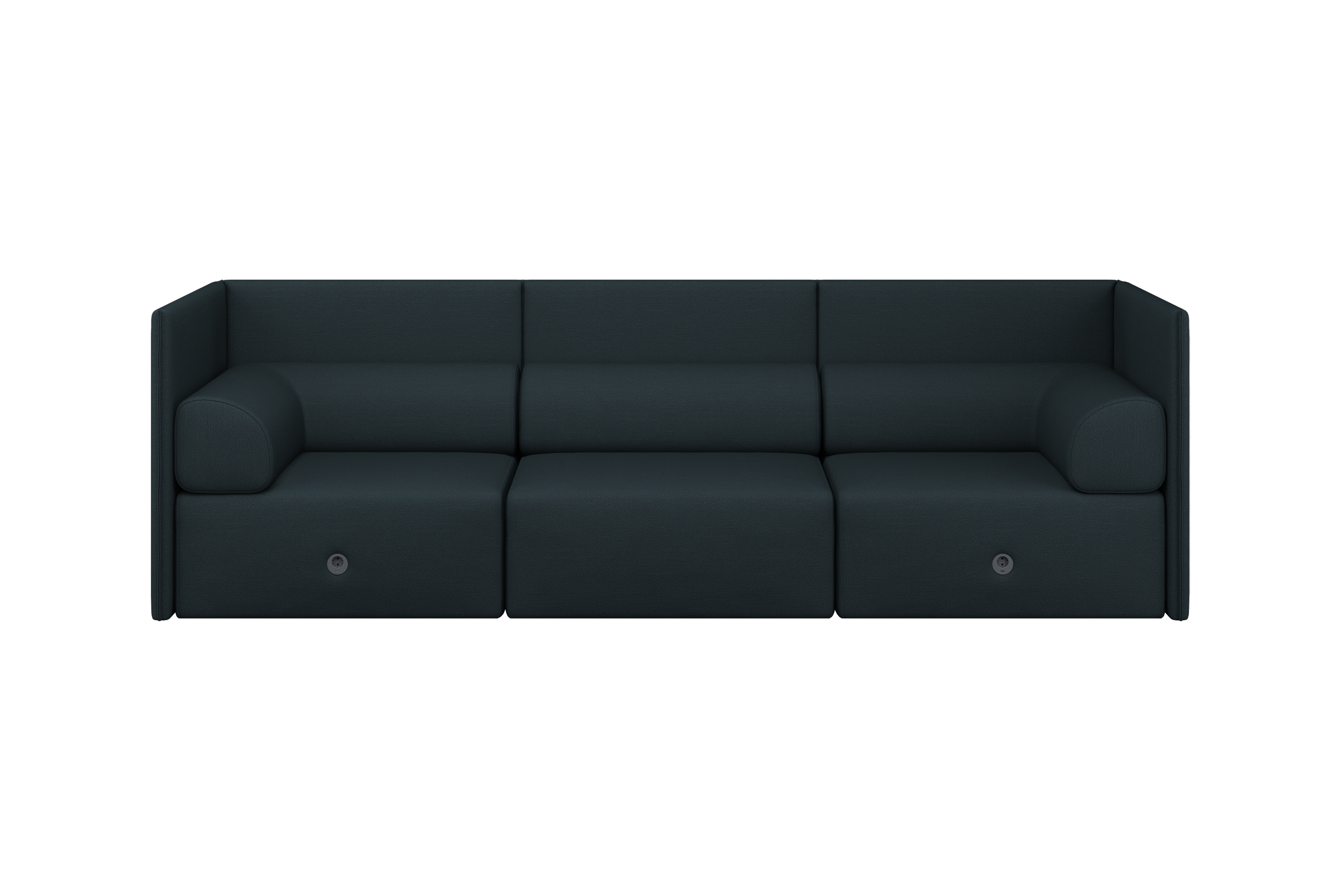 Palo Block 3-seater Sofa Medium Back with Armrests, Pine, Art. no. 31413 (image 4)