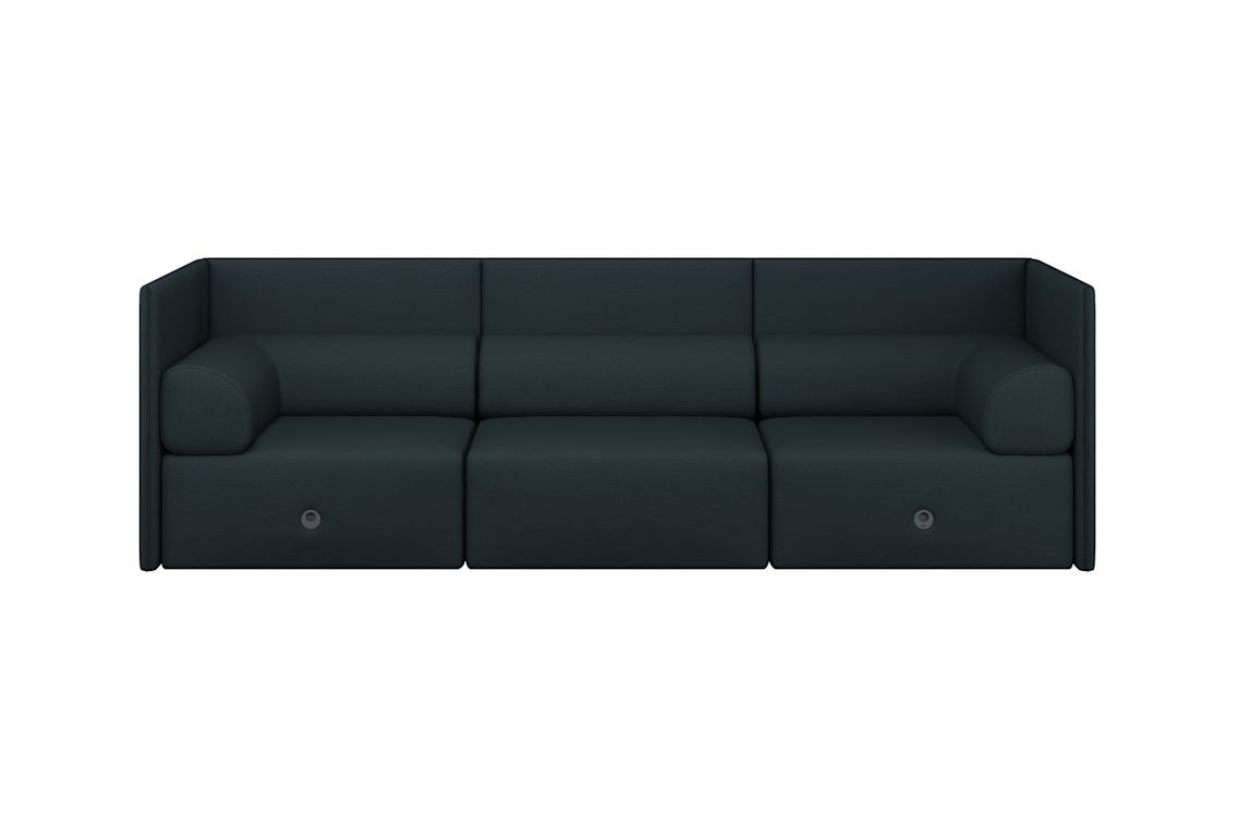 Palo Block 3-seater Sofa Medium Back with Armrests, Pine, Art. no. 31413 (image 4)