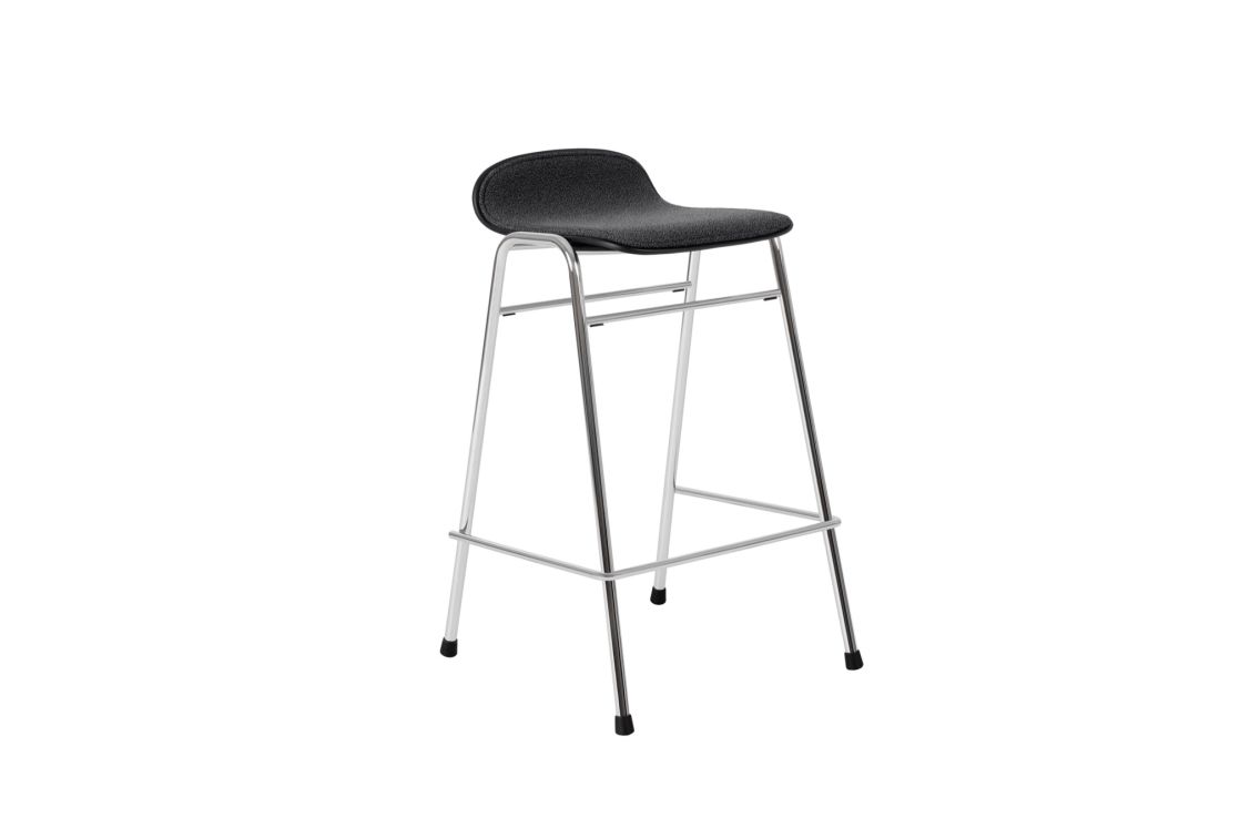 Touchwood Counter Stool, Graphite / Chrome, Art. no. 20150 (image 1)