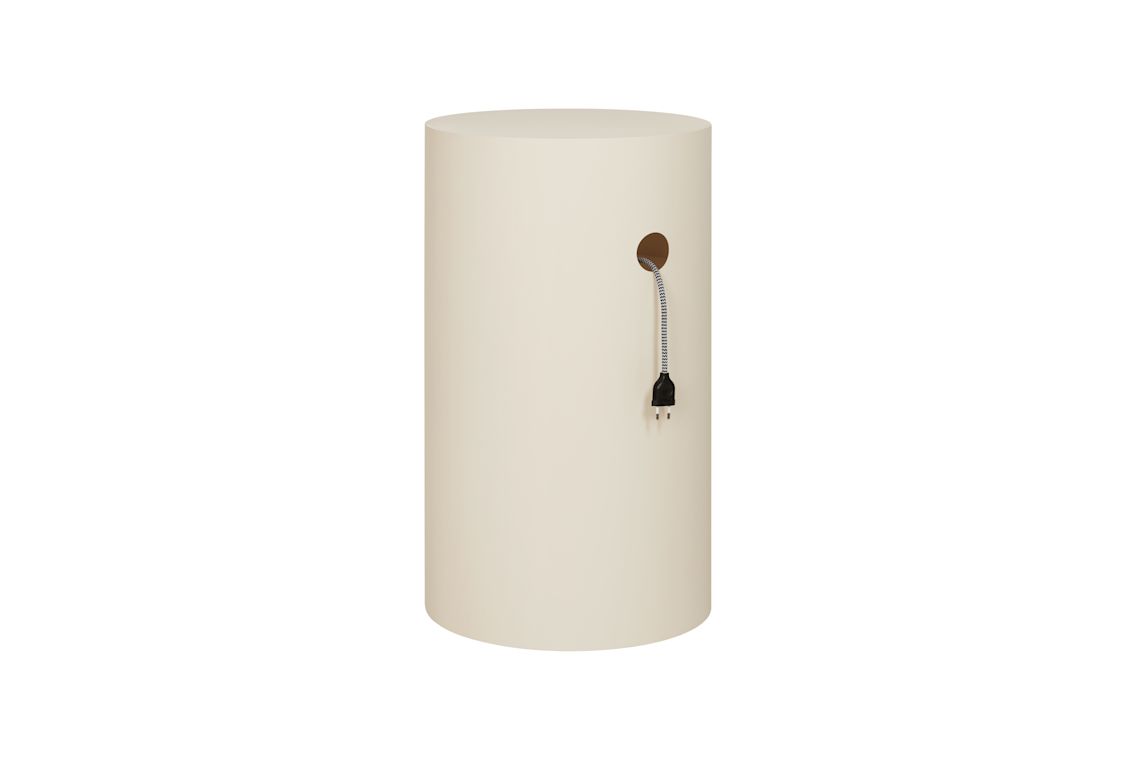 Hide Pedestal, Light Ivory Textured, Art. no. 30746 (image 3)