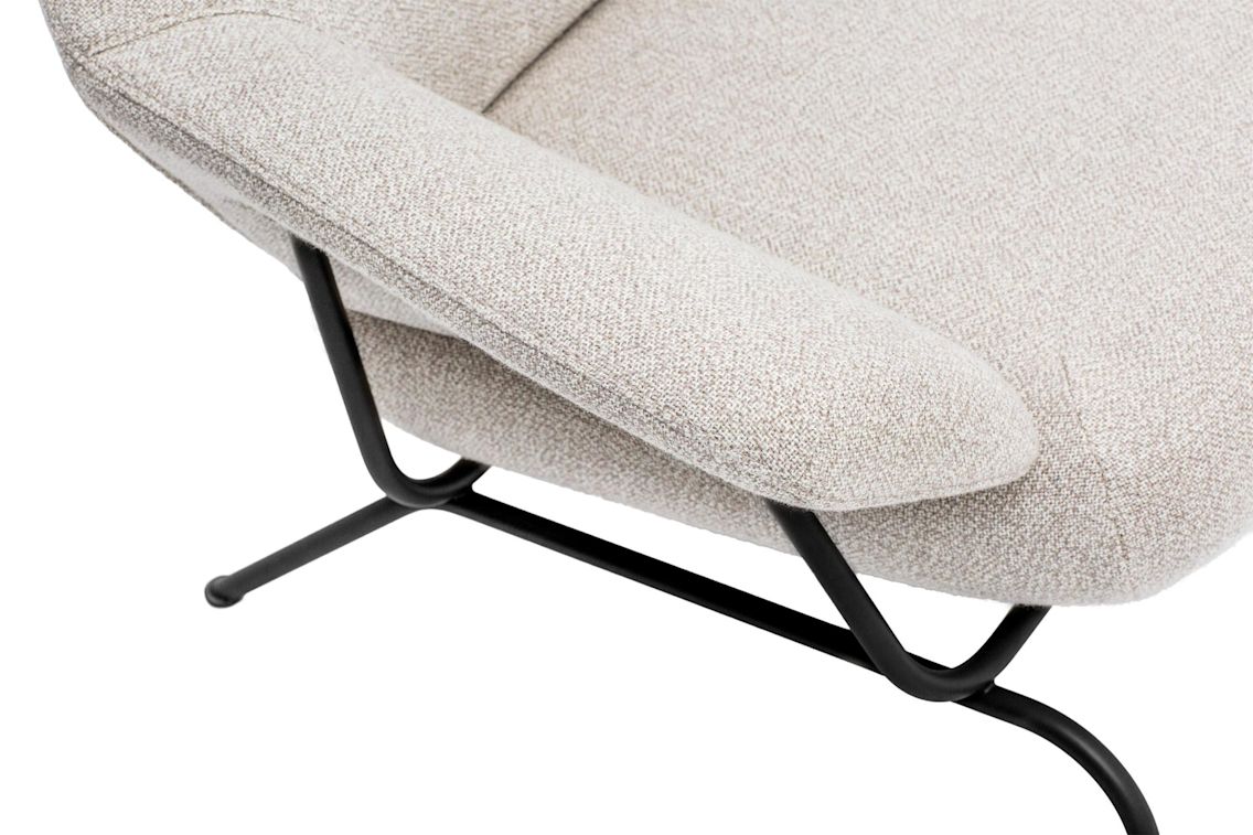 Hai Lounge Chair + Ottoman, Grey, Art. no. 20029 (image 2)