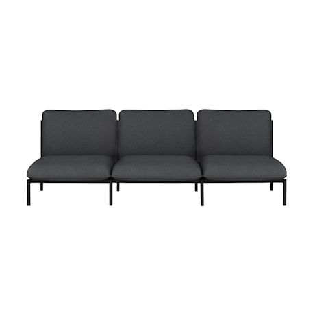 Kumo 3-seater Sofa, Graphite (UK)