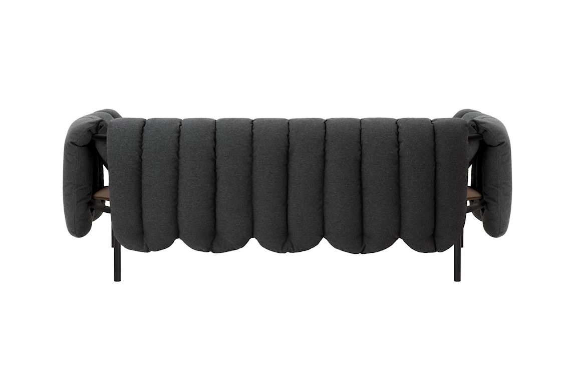 Puffy 2.5-seater Sofa, Anthracite / Black Grey, Art. no. 20718 (image 4)