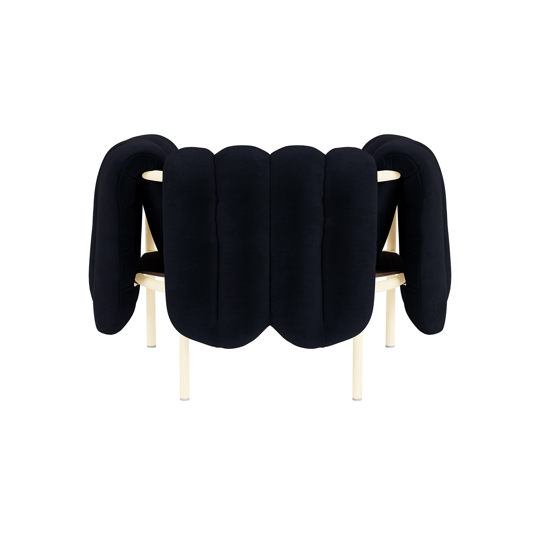 Puffy Lounge Chair, Velluto Coex VL30 / Cream (UK), Art. no. 31850 (image 5)