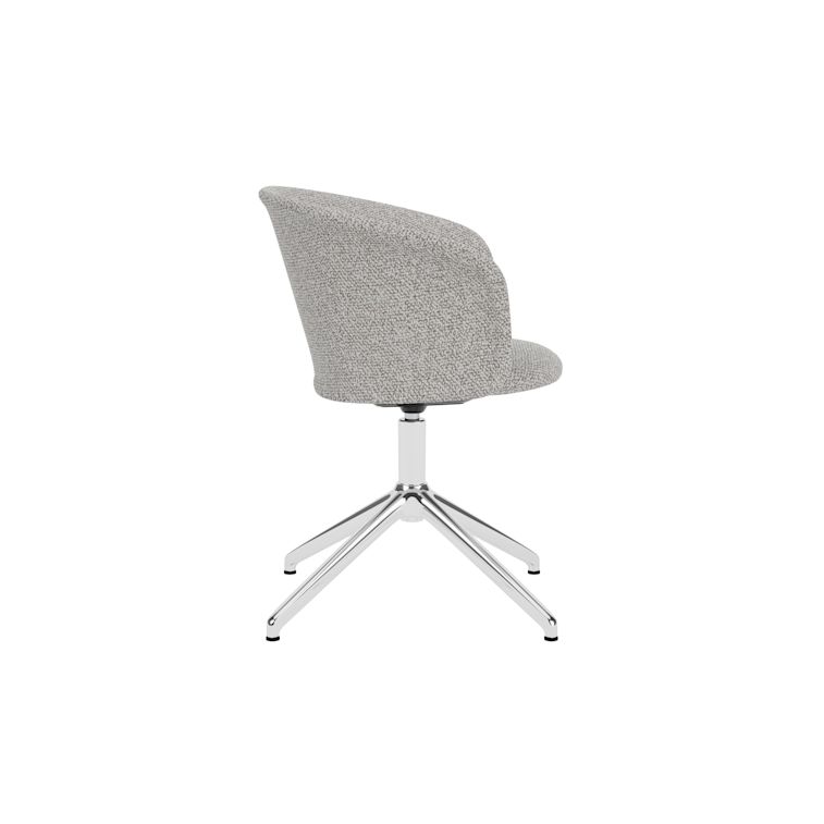 Kendo Swivel Chair 4-star Return, Storr 612/Polished, Art. no. 32013 (image 3)