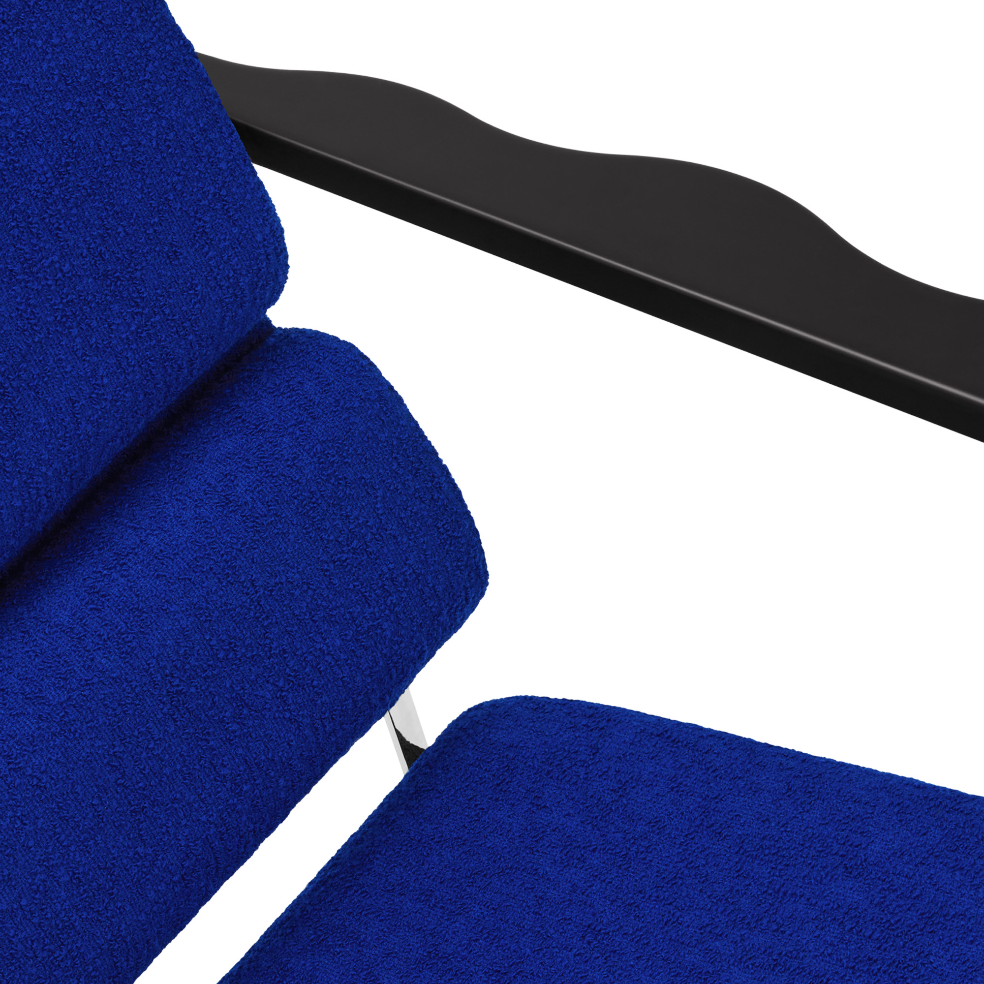 Experiment Lounge Chair, 502 / Black / Ultramarine