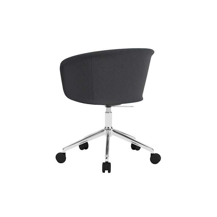 Kendo Swivel Chair 5-star Castors, Cura 60019/Polished, Art. no. 31976 (image 3)