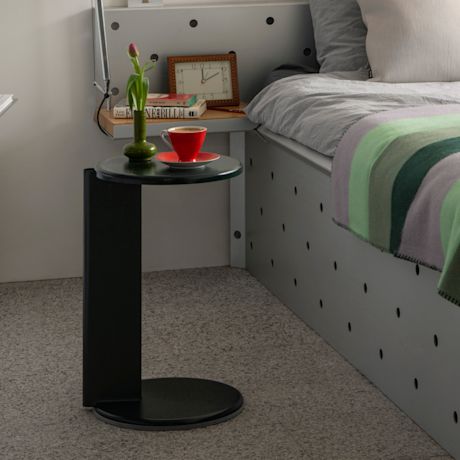 Lolly Side Table, Black Green Gloss