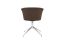 Kendo Swivel Chair 4-star Return, Rosewood / Polished (UK), Art. no. 20535 (image 4)