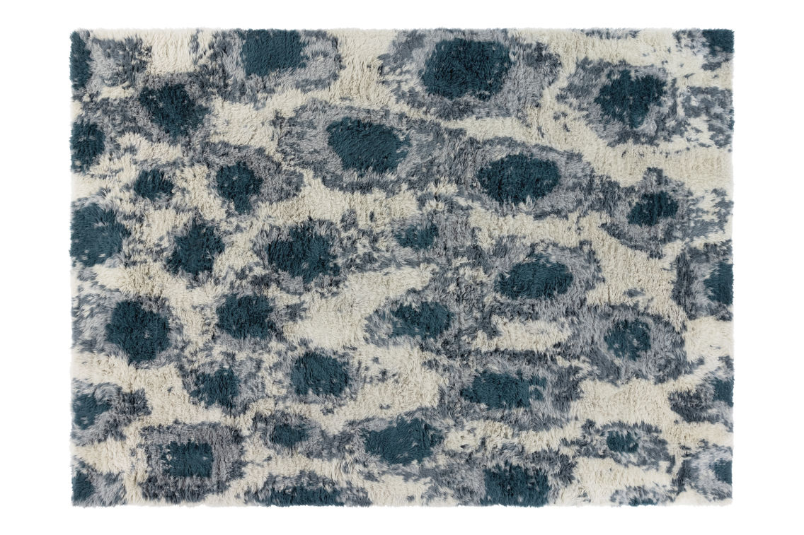 Monster Rug Extra Large, Dark Teal / Off-white, Art. no. 30492 (image 1)