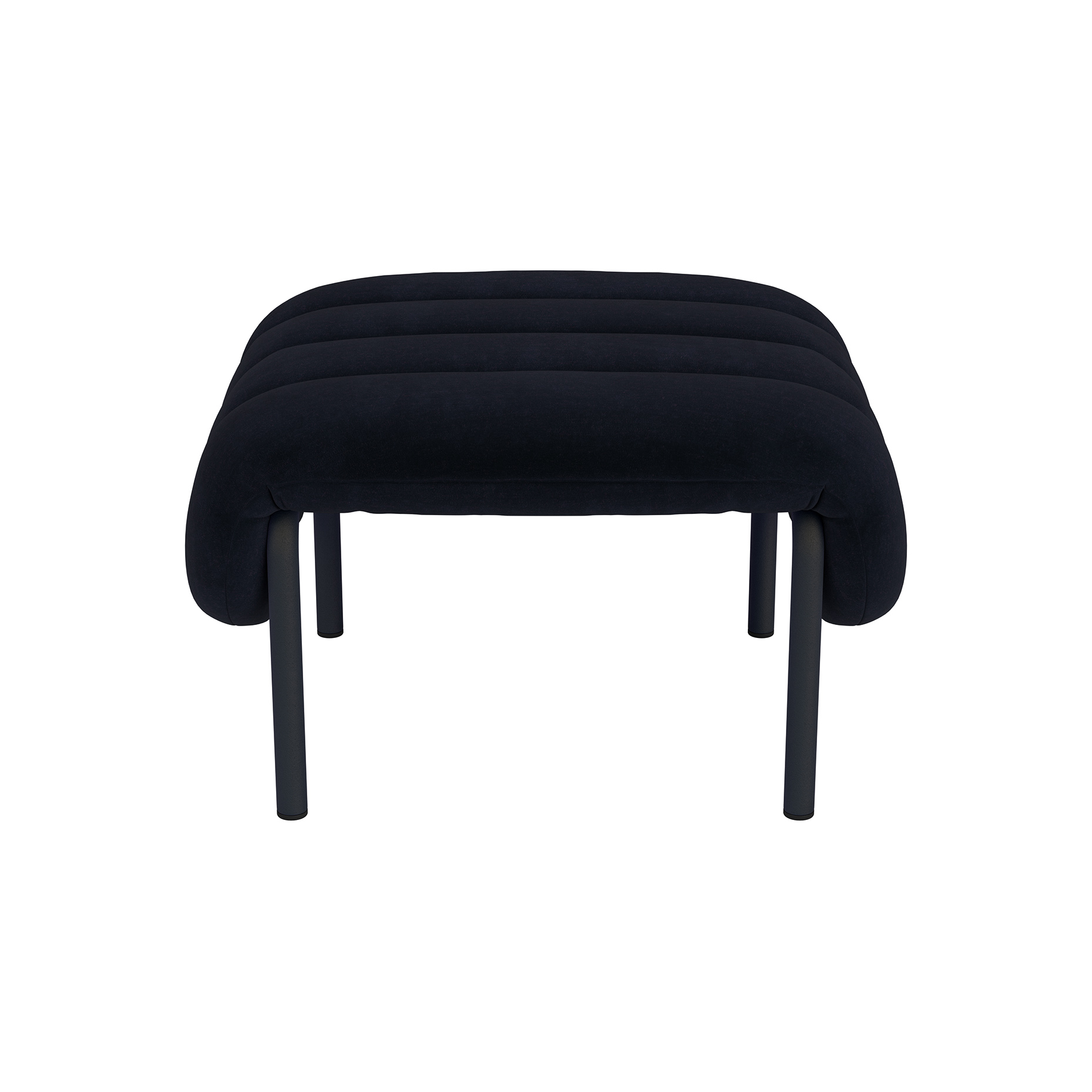 Puffy Ottoman, Velluto Coex VL30 / Black Grey, Art. no. 31855 (image 2)
