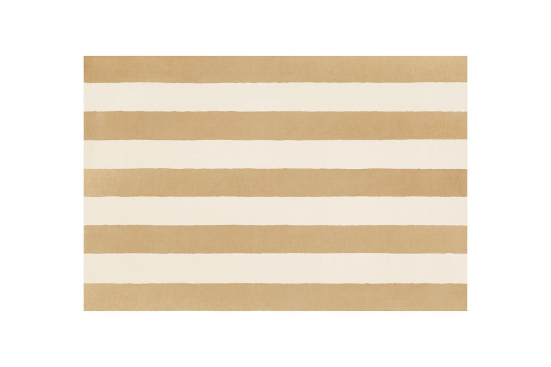 Pattern Rug Large, Off-white / Cream Stripe, Art. no. 31365 (image 1)