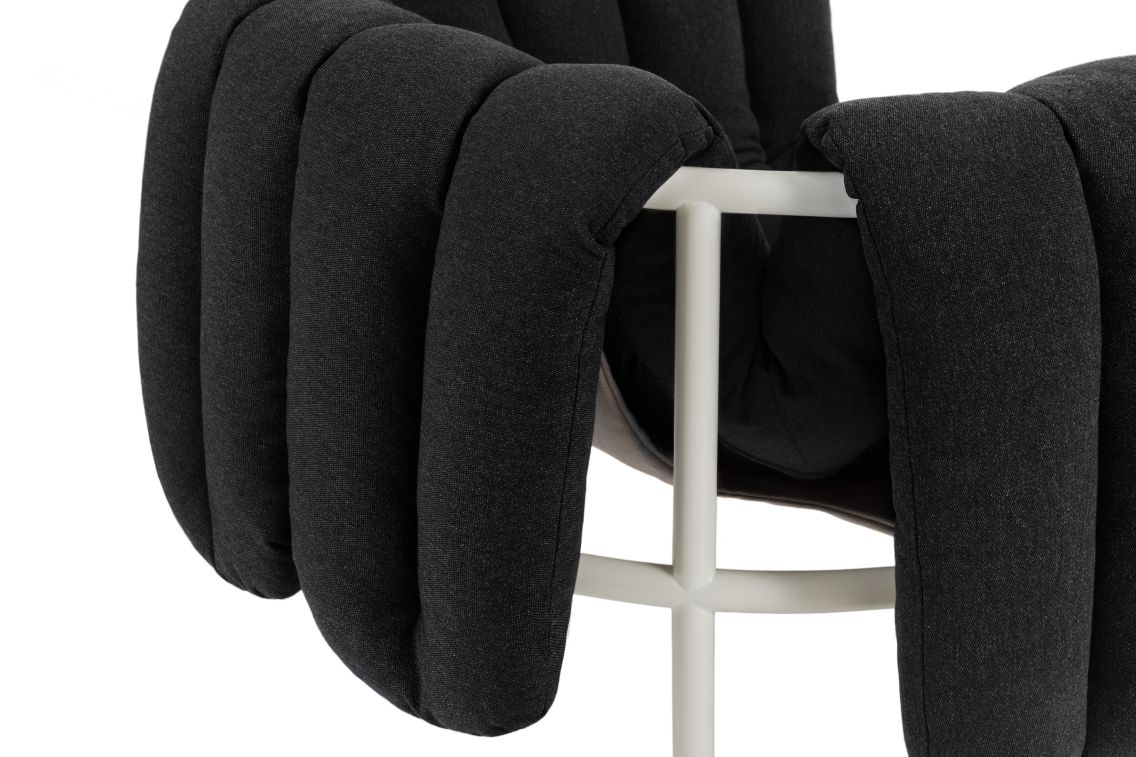 Puffy Lounge Chair, Anthracite / Cream (UK), Art. no. 20644 (image 5)