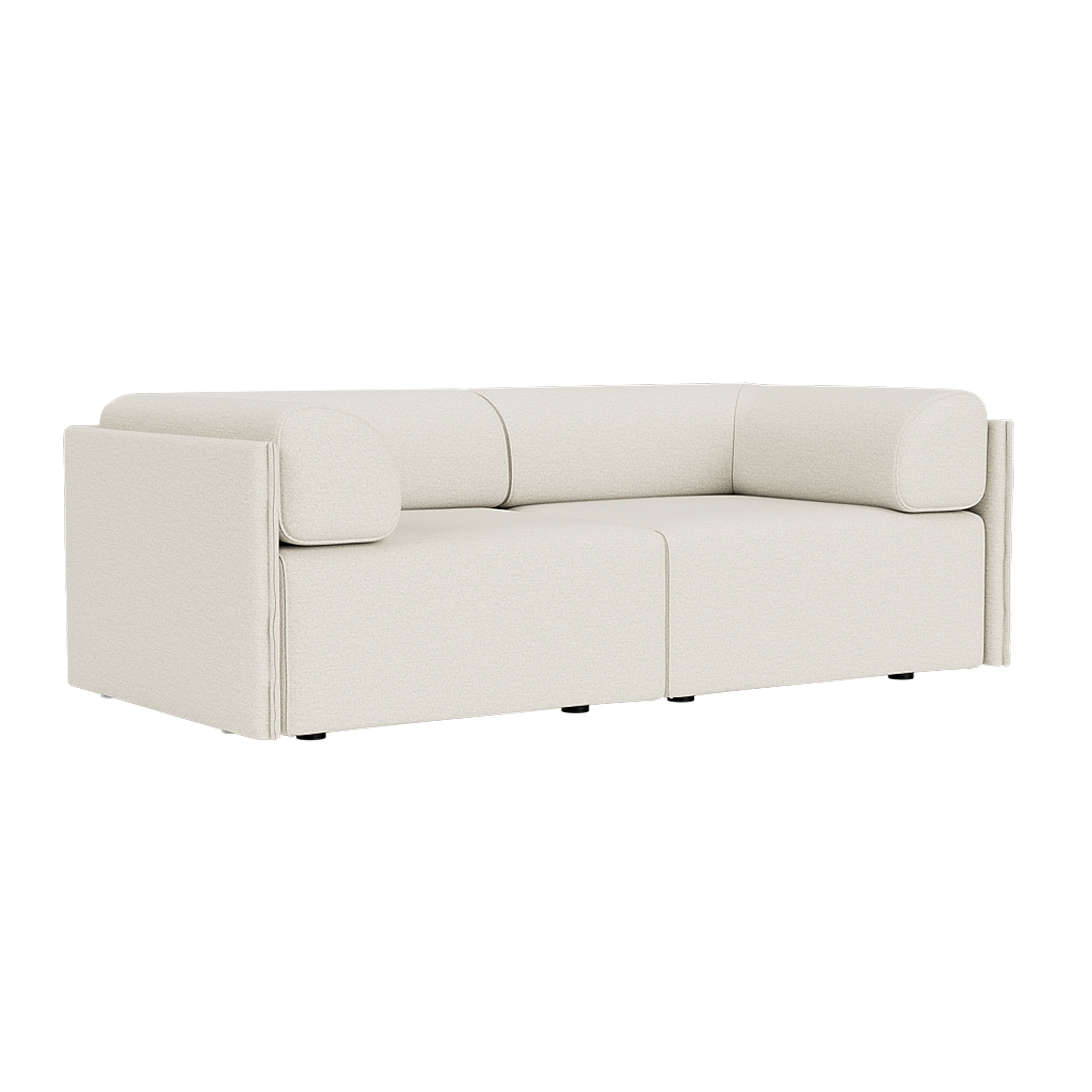 2-seater Sofa Low Back with Armrests