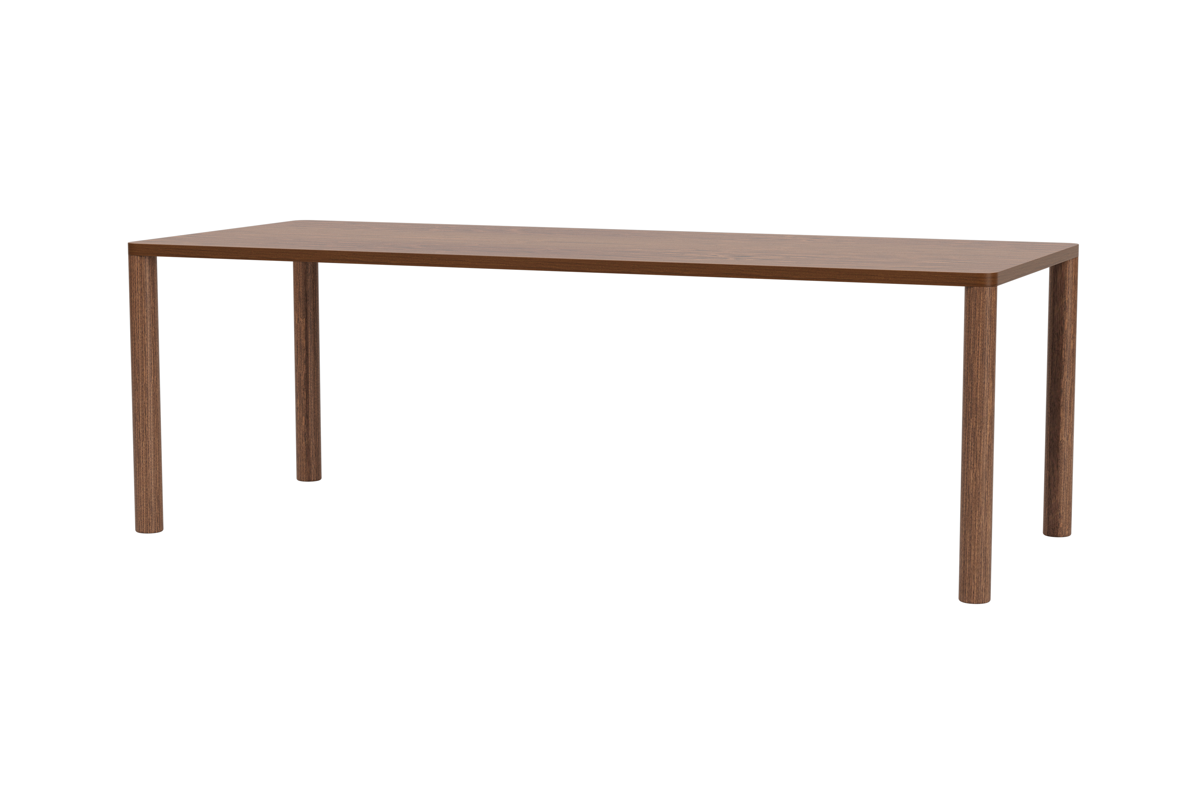 Log Table 220 cm / 86.6 in, Walnut, Art. no. 31651 (image 2)