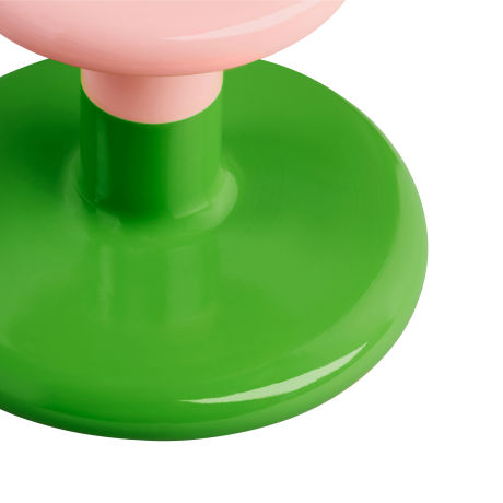 Pesa Candle Holder Low, Pink / Green