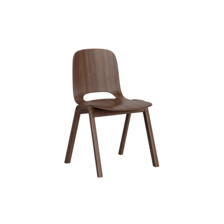 Touchwood Chair (Wooden legs), Walnut