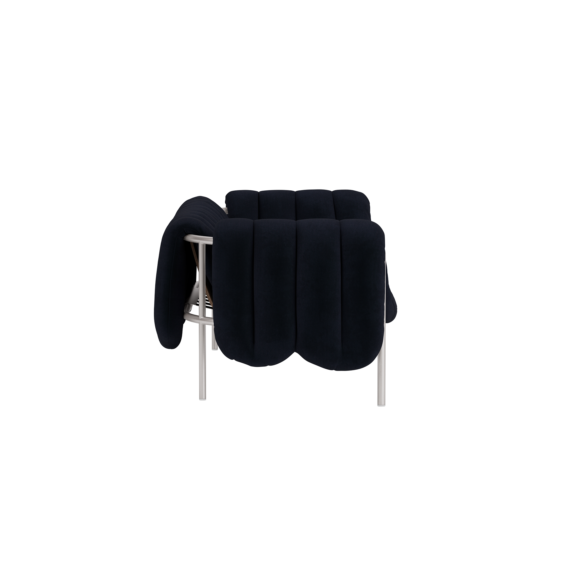 Puffy 2.5-seater Sofa, Velluto Coex VL30 / Stainless, Art. no. 31865 (image 3)