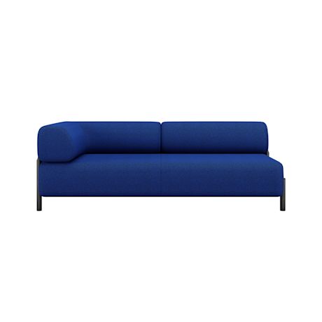 Palo 2-seater Sofa Chaise Left, Cobalt