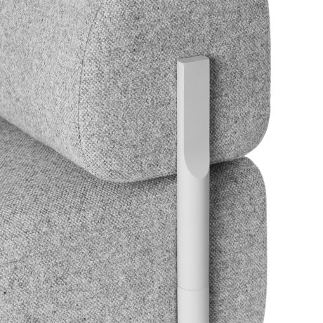 Palo 2-seater Sofa Chaise Left, Grey (UK)