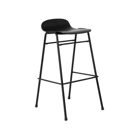 Touchwood Bar Stool, Black / Black