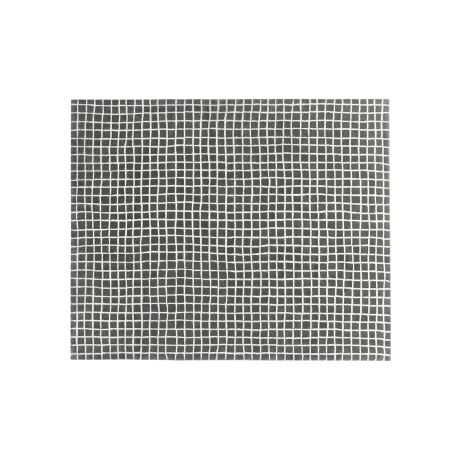Grid Rug Large, Grey / White