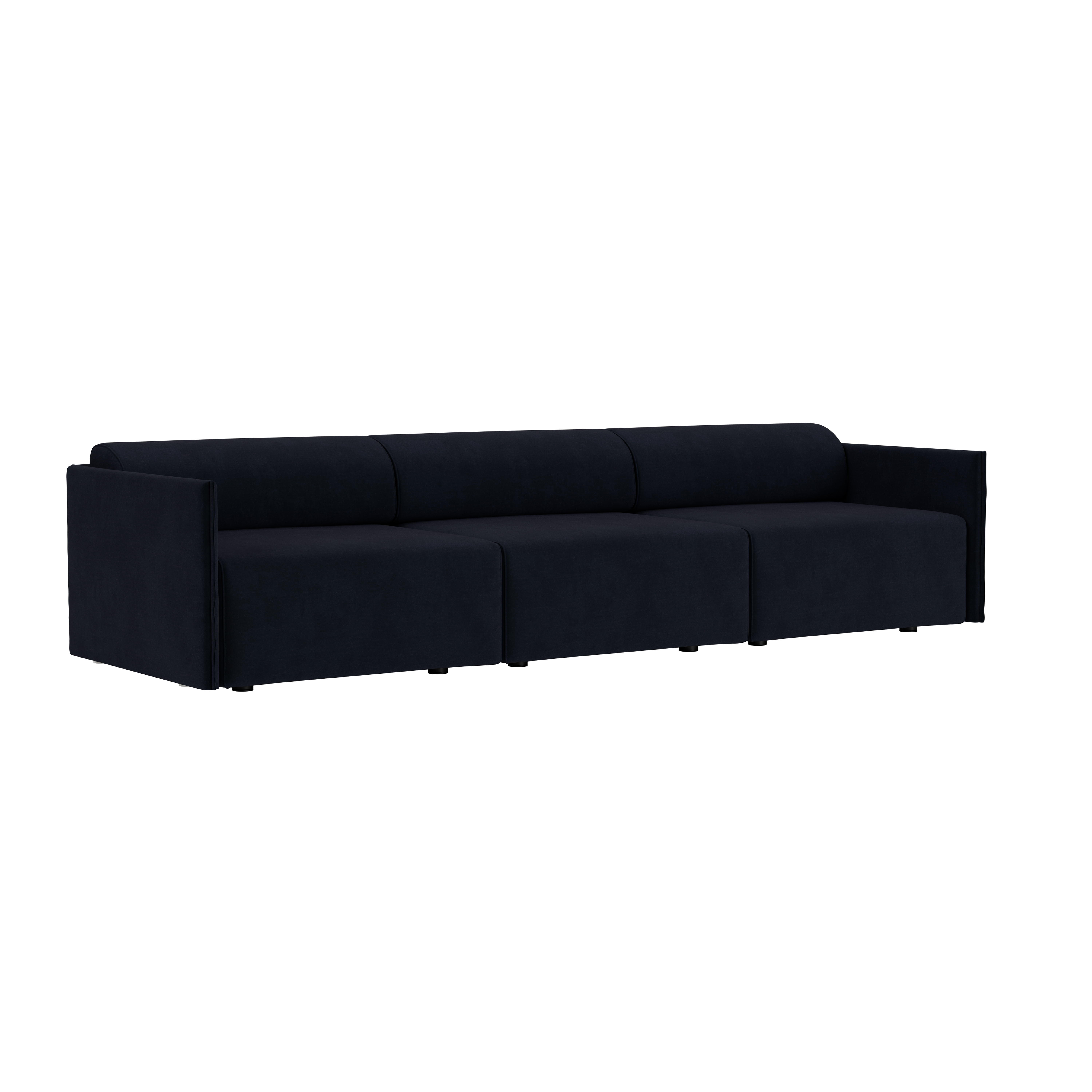 Palo Block 3-seater Sofa Low Back, Velluto Coex VL30 (UK), Art. no. 31945 (image 1)