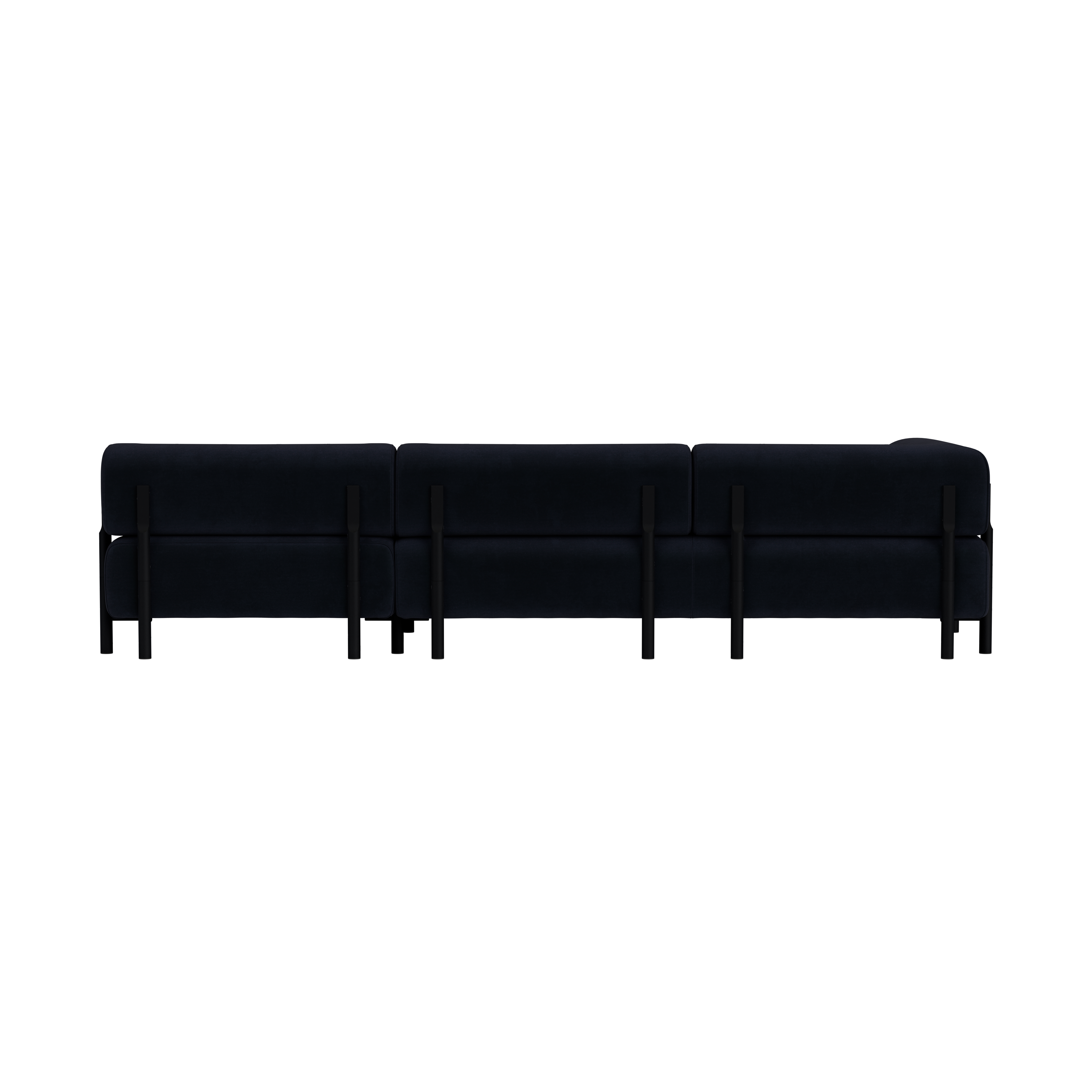 Palo Corner Sofa Right, Velluto Coex VL30/Black, Art. no. 31878 (image 5)