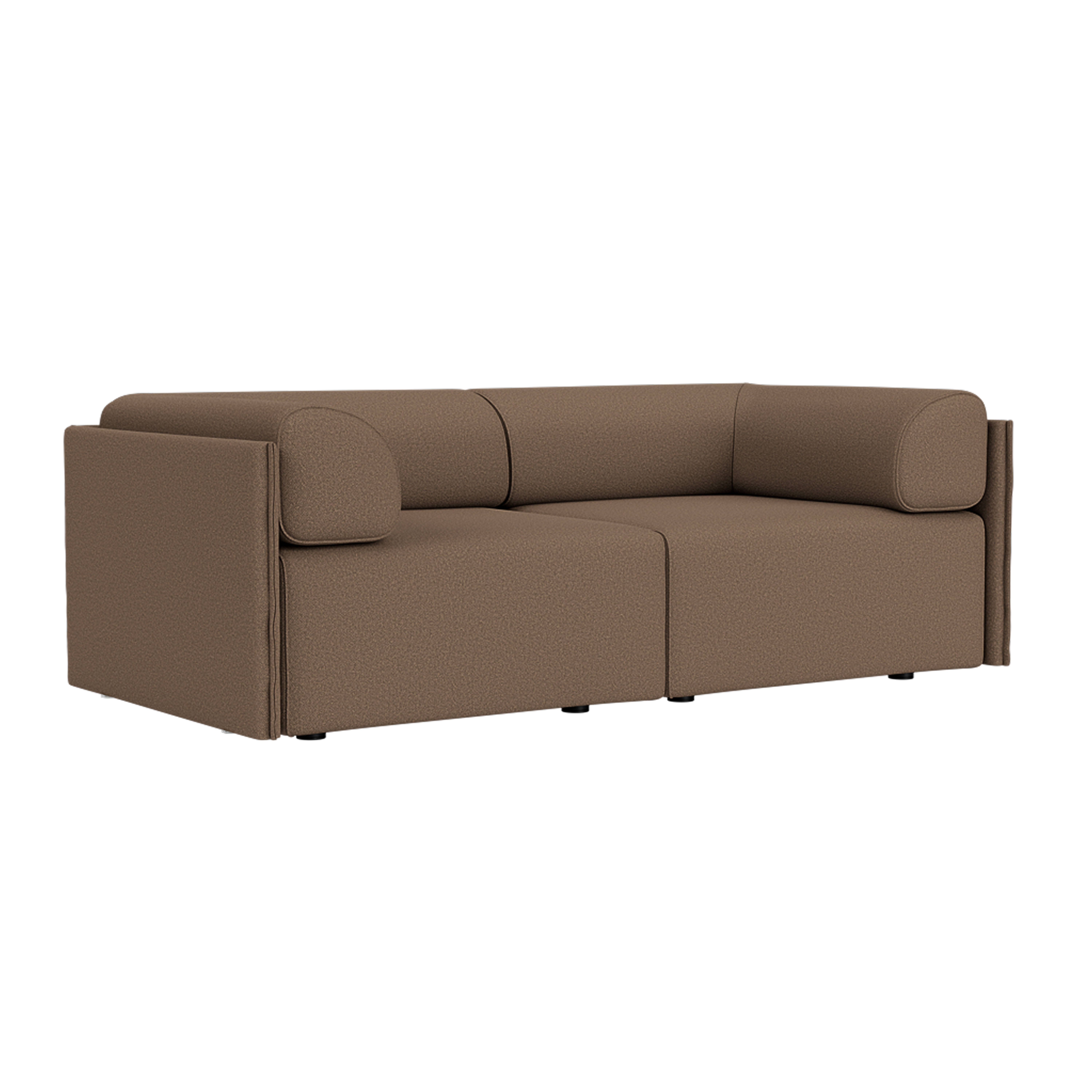 2-seater Sofa Low Back with Armrests