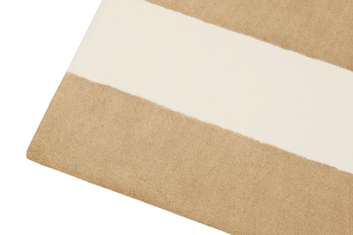 Pattern Rug Large, Off-white / Cream Stripe, Art. no. 31365 (image 2)