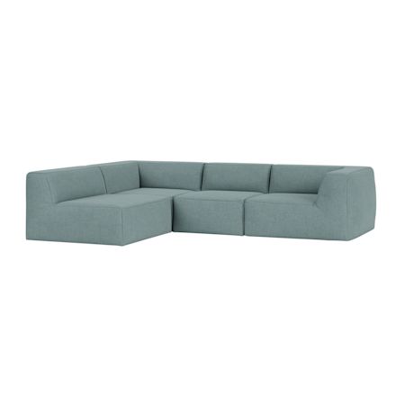 Great 3-seater Sofa Narrow Corner Left, Cifrado 0741