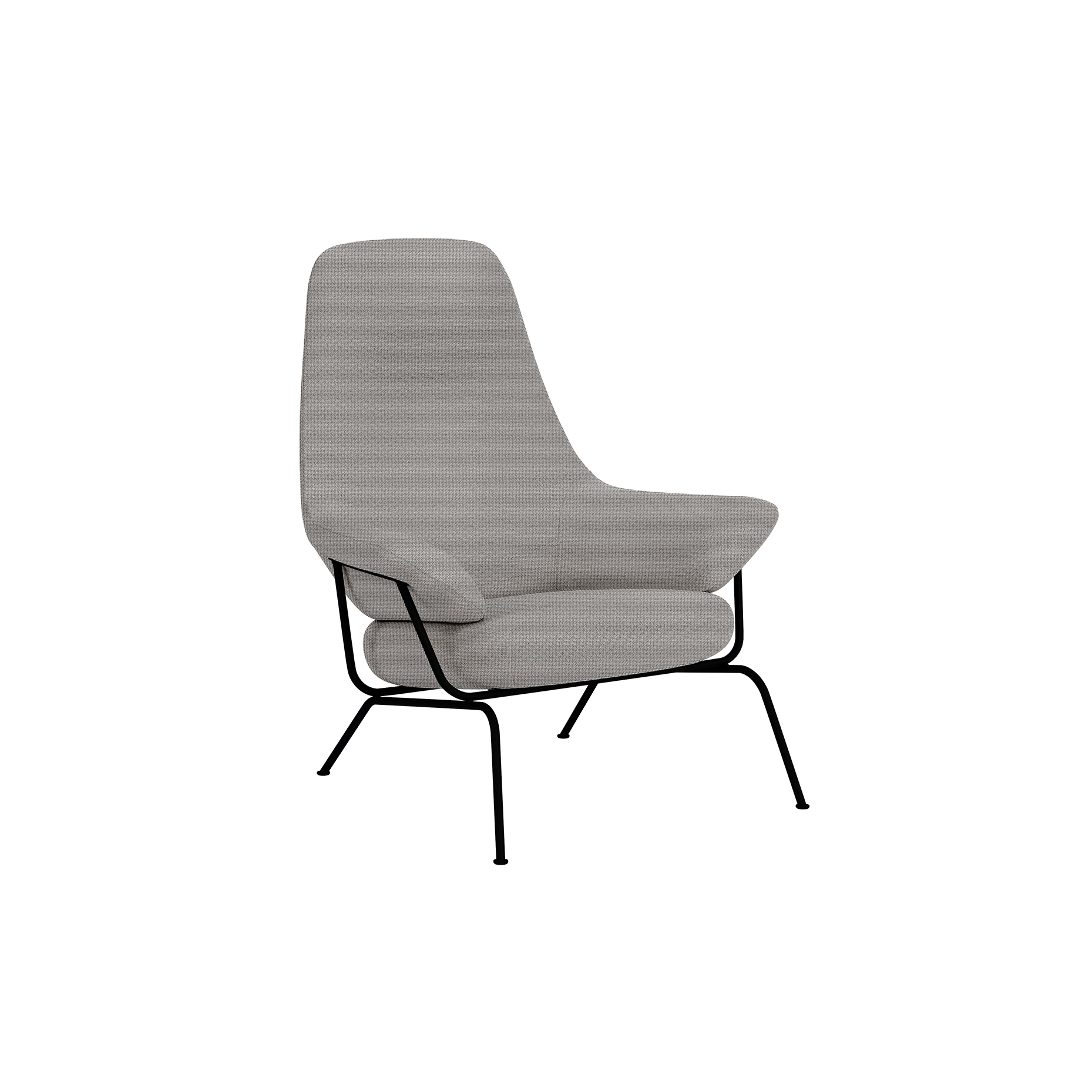 Hai Lounge Chair, Cura 60112/Black, Art. no. 31953 (image 1)