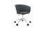 Kendo Swivel Chair 5-star Castors, Graphite / Polished (UK), Art. no. 20519 (image 1)