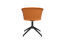 Kendo Swivel Chair 4-star Return, Cognac Leather / Black (UK), Art. no. 20520 (image 4)