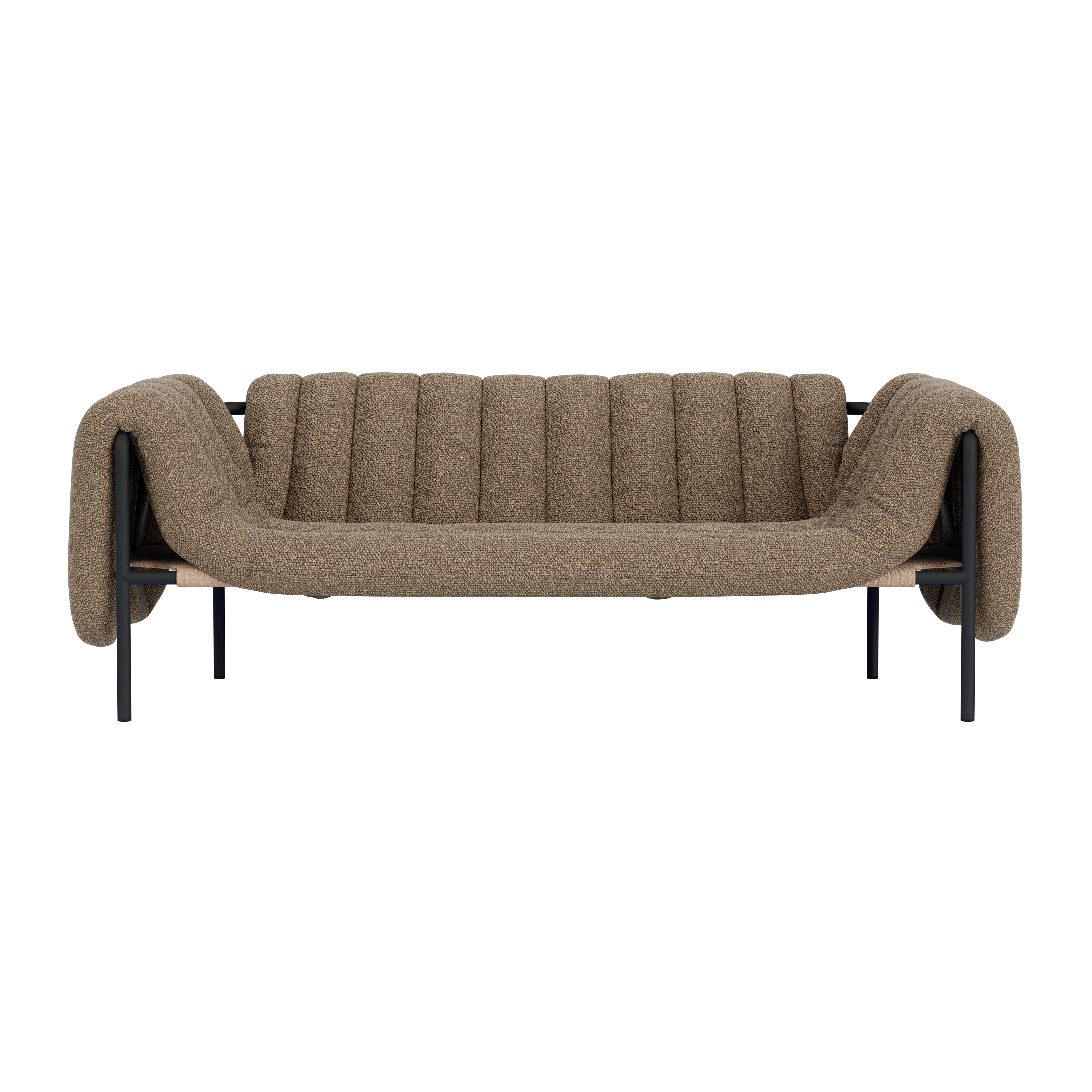 Puffy 2.5-seater Sofa, Storr 3405 / Black Grey (UK)