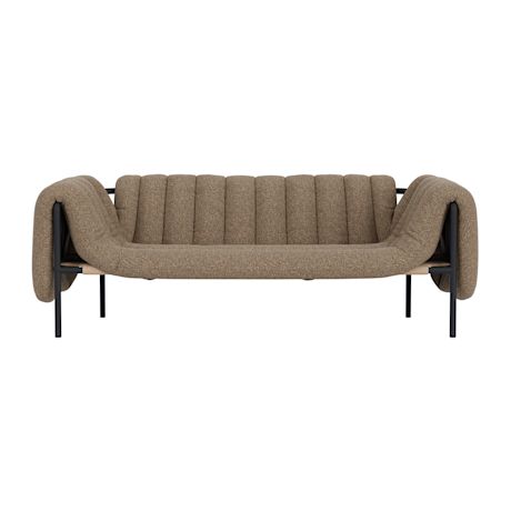Puffy 2.5-seater Sofa, Storr 3405 / Black Grey (UK)